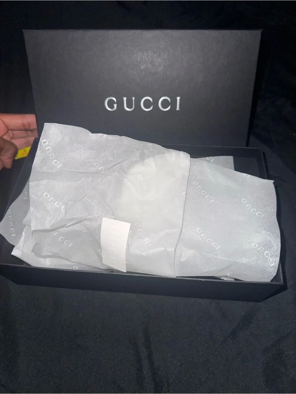 Gucci Black Box with White Logo